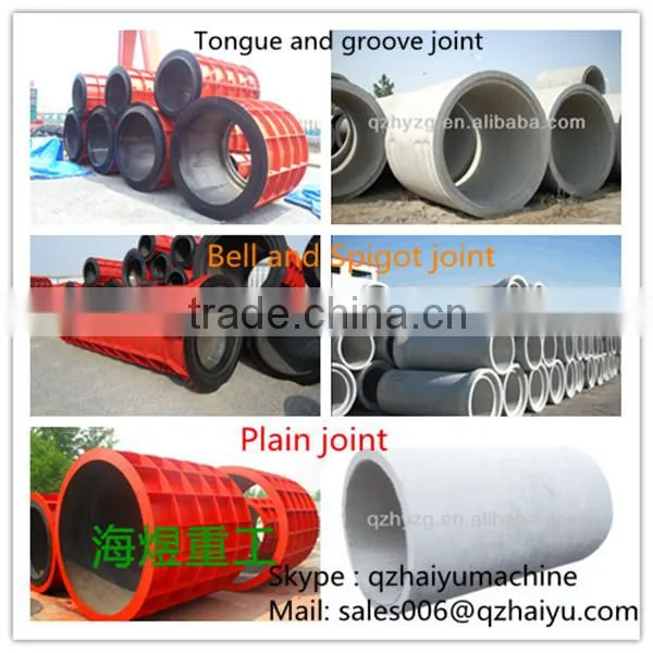 Concrete pipe making machine,suspended cement pipe machine Reinforced cement pipe forming machine for drain/road construction