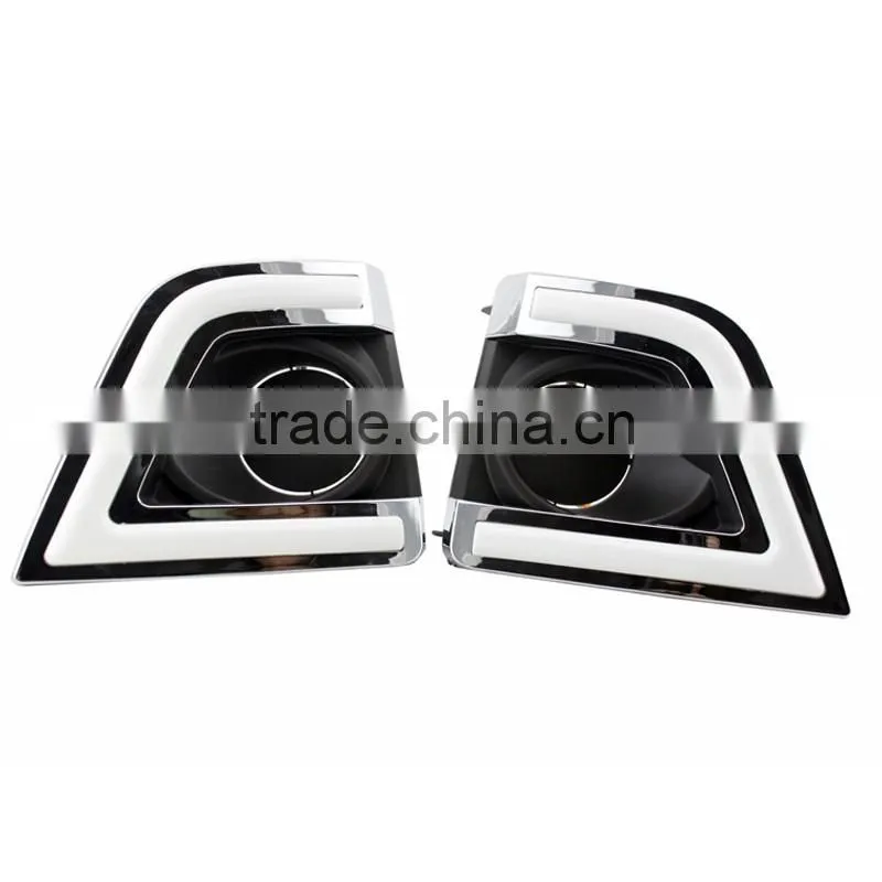 New arrived! 2014-2015 TOYOTA COROLLA GUIDE LIGHT LED DAYTIME RUNNING LIGHT LED DRL FOR COROLLA FOG LAMP WITH TURN SIGNAL