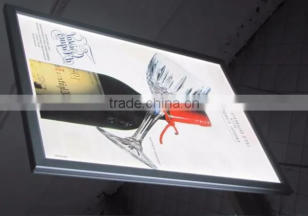 Edgelight AF17 Clip Type Single side Advertising display rectangle Aluminous light box made in Shanghai China