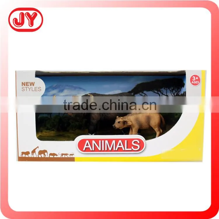 New products zoo animal set toy for kids play