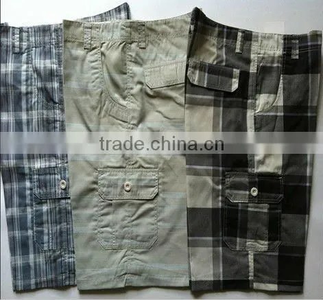 New Mens Ready Made Cargo Shorts With 6 Big Pockets
