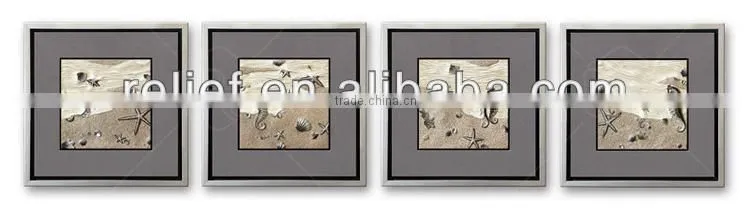 hot sell fashion art resin canvas acrylic painting flowers