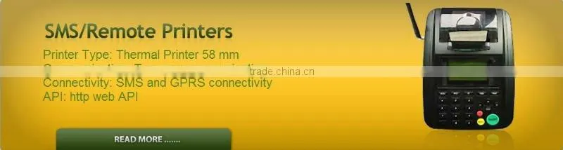 SMS Printer Wireless receipt Printer