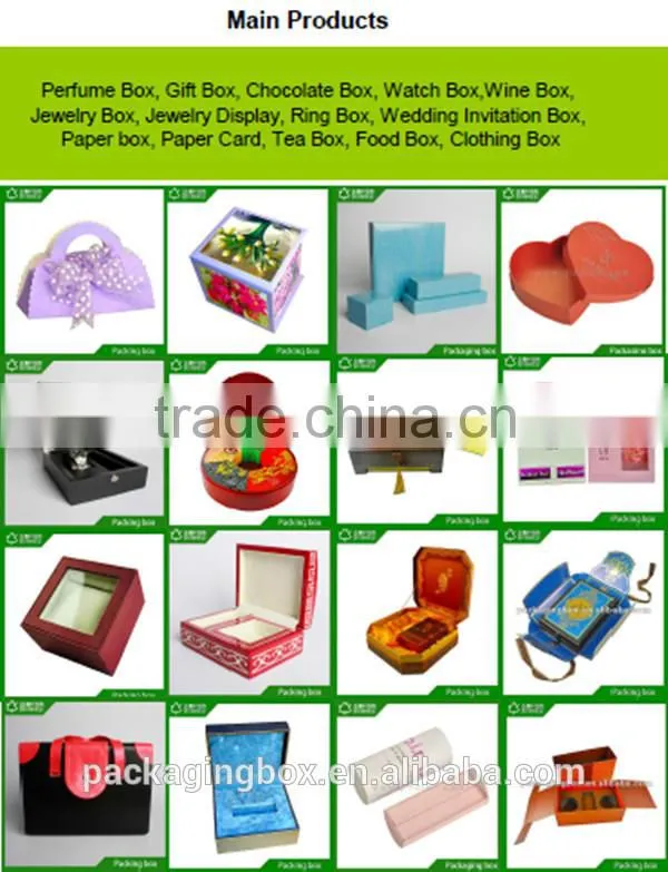 2014 Custom Packaging Cardboard Paper Gift Set Perfume Box