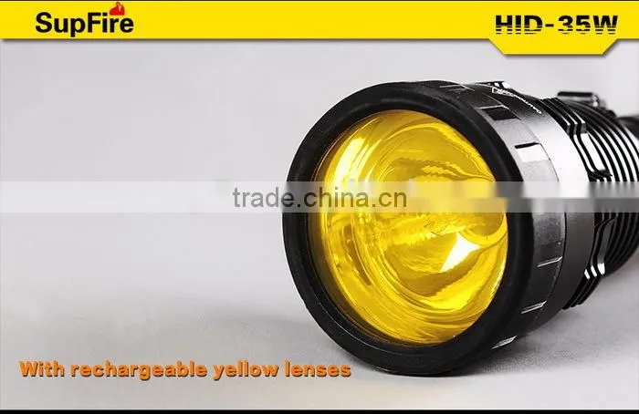 35W 4500lm HID High Bright Rechargeable HID torch light