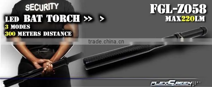 bat body rechargeable 18650 battery 3W XPE R2 torch