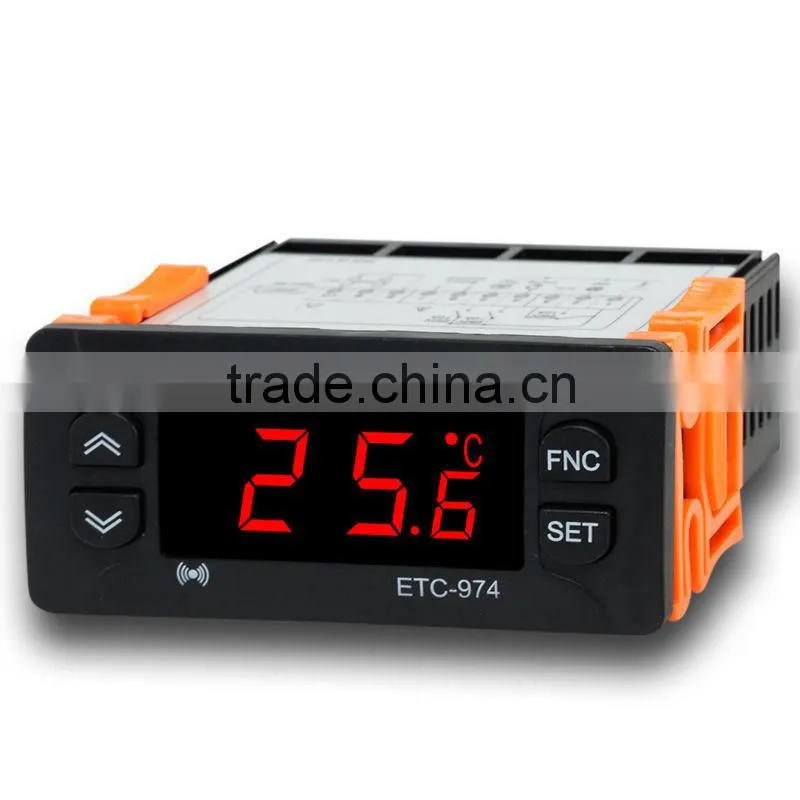 230V NTC Cold Storage ETC-974 C F Temp Thermostat Temperature Controller