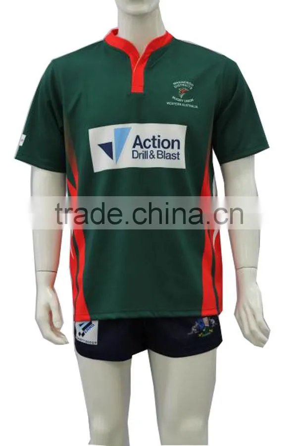 Custom full sublimation printing pattern rugby uniform for practice