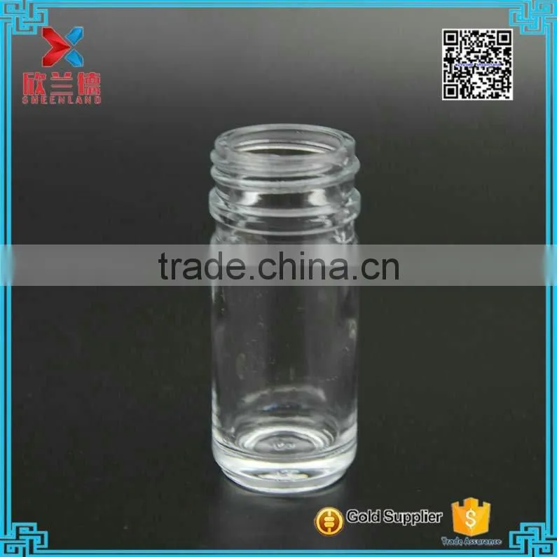 30ml clear medicine use glass tablet pill bottle wholesale