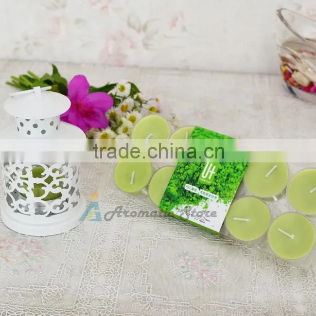 Wholesale colorful Scented tea light candle