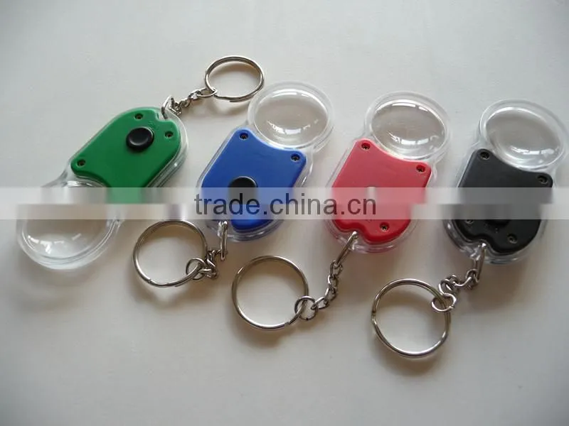 Promotion new design led keychain lights,mini flashlights