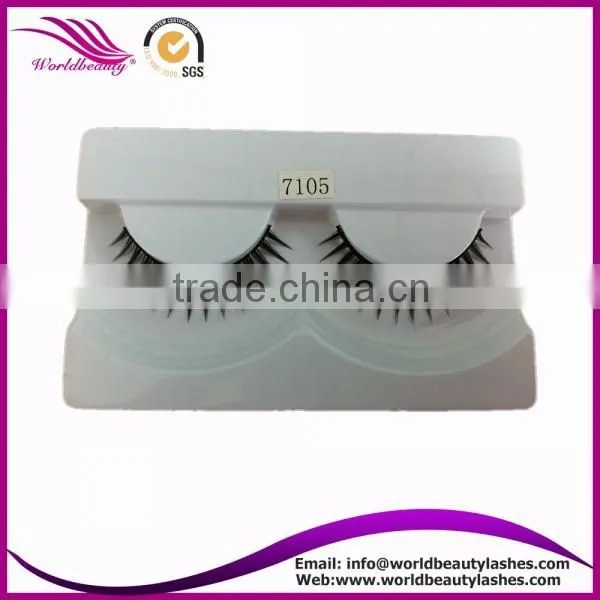 Quick delivery wholesale price synthetic hair natural eyelashes