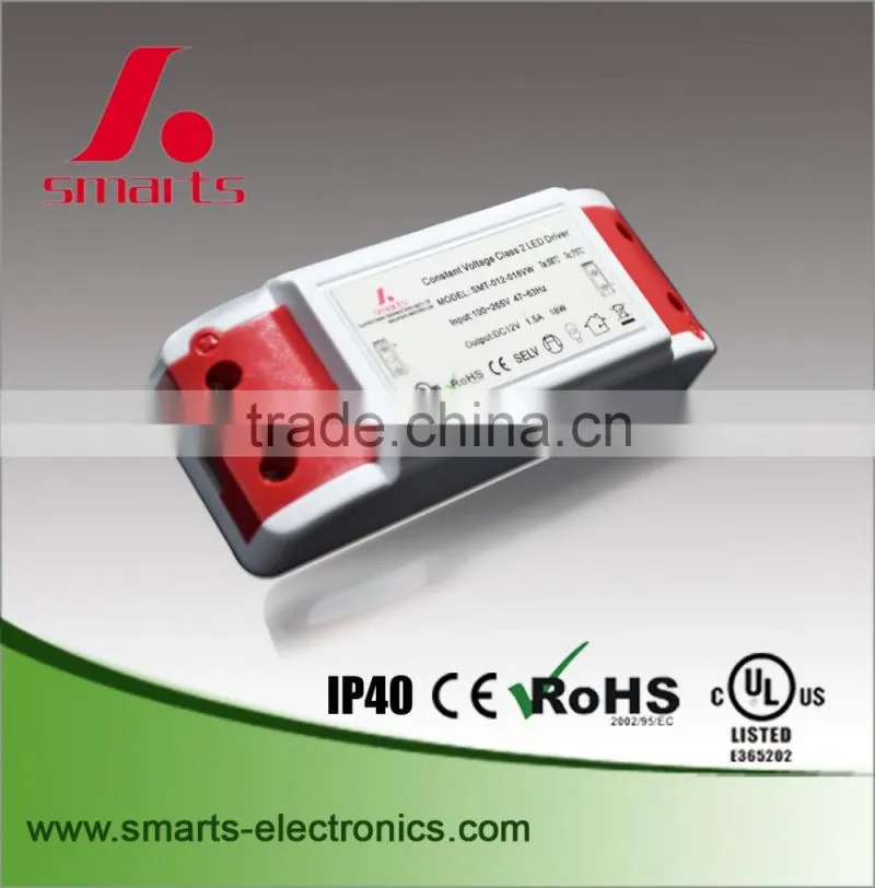ac to dc 12v/24v indoor/outdoor led driver 15w