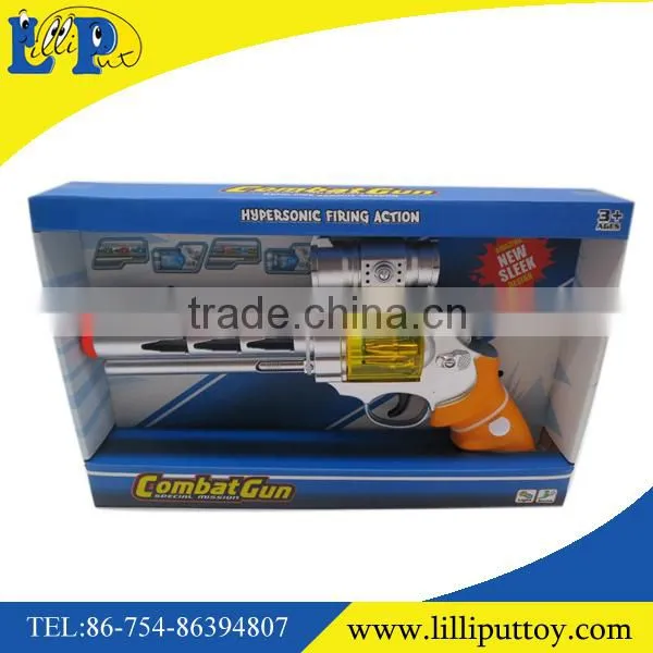 New!! flashing b/o gun with sound and light toy