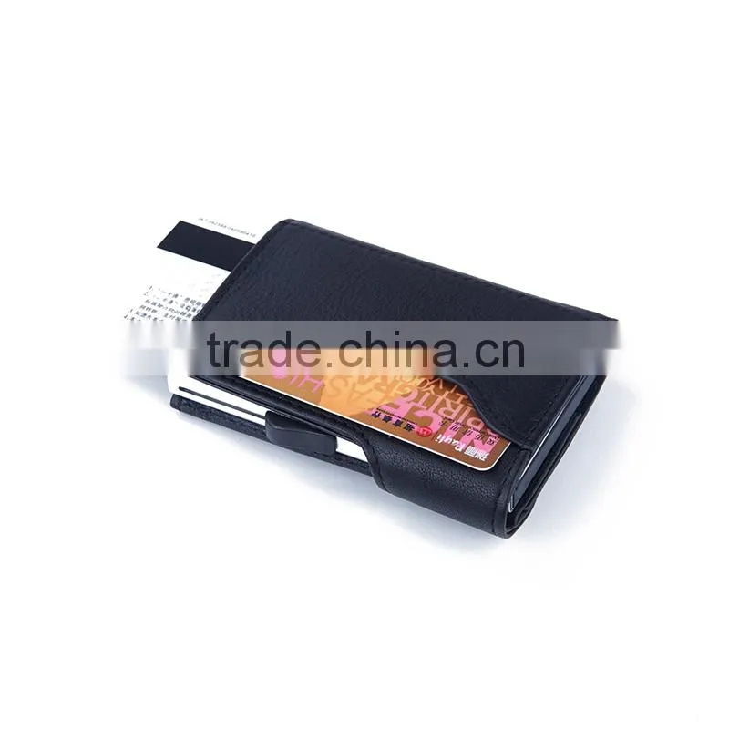 001 handcraft cardholder men slim credit card holder Dark Brown