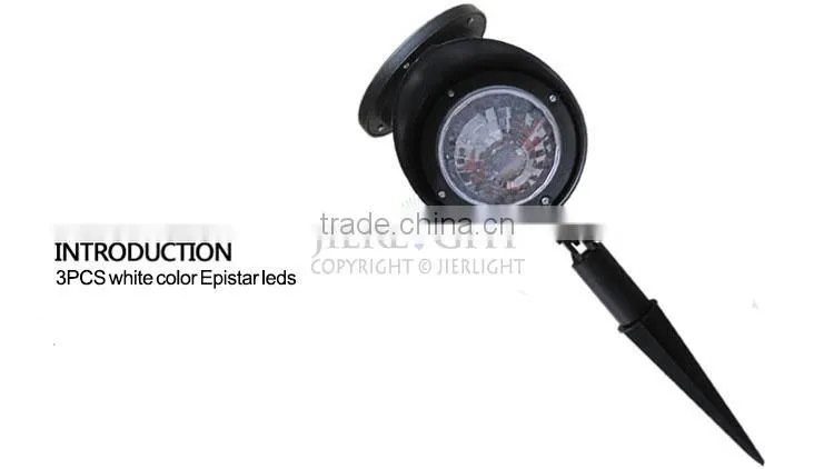 solar garden light 0.6w with 3years warrenty led solar garden light