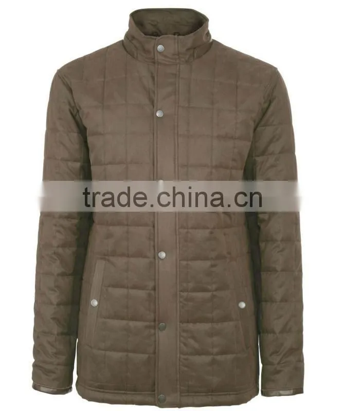 Men's quilted jacket olive