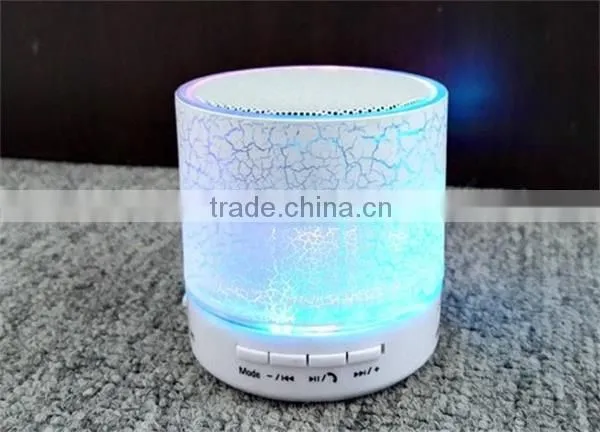 2016 Factory Price High Quality Mobile Bluetooth Wireless Mini Speaker With Led Flashing Light 2016 New Innovative Product