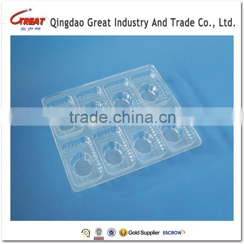 Food Grade Material Cookie Plastic Insert Chocolate Tray