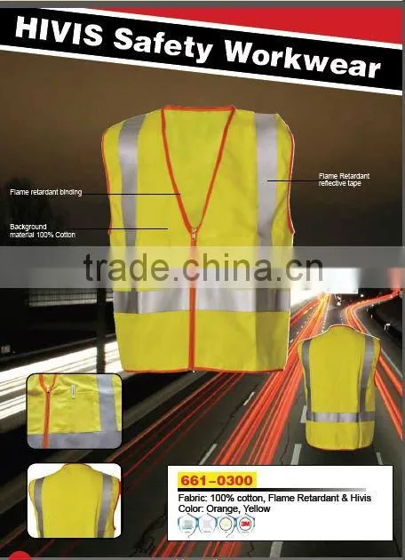 EN471 high visibility vest for workers