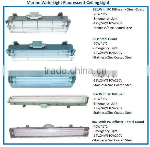 110V 220V Mirror 10W 15W Floor Luminaire Berth Light