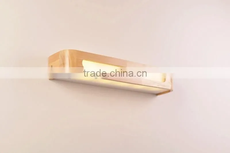 LED Wall light Energy Saving Light Source Vintage wooden wall Lighting mirror light