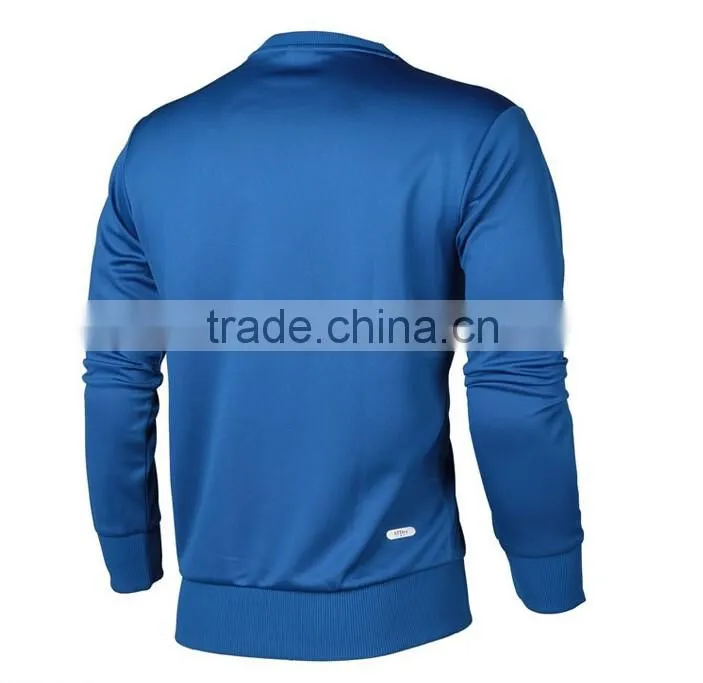 2016 mens plain lightweight cotton crew neck sweater