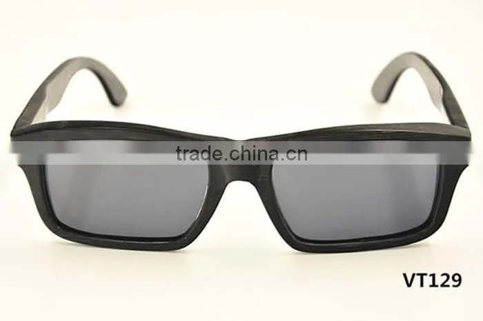 2016 square round classic UV400 color mirror lens design bamboo wooden polarized sunglasses sun glasses
