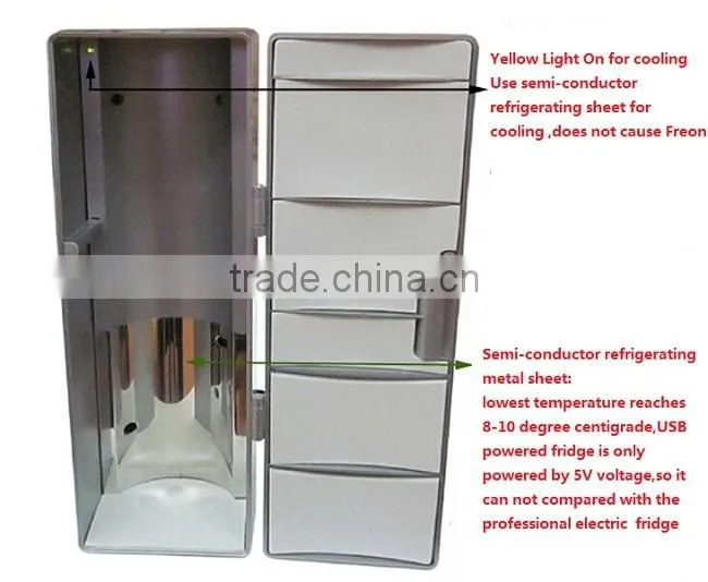 Portable USB Powered Desktop Fridge Cooler and Heater