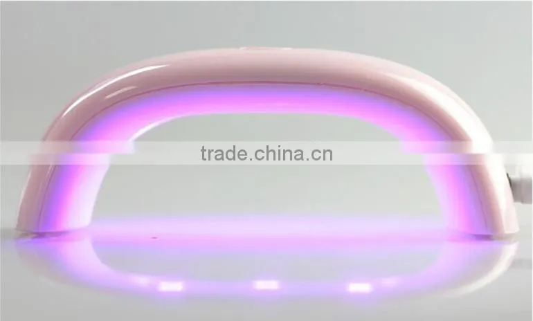 2015 New products rainbow shape mini uv nail lamp led