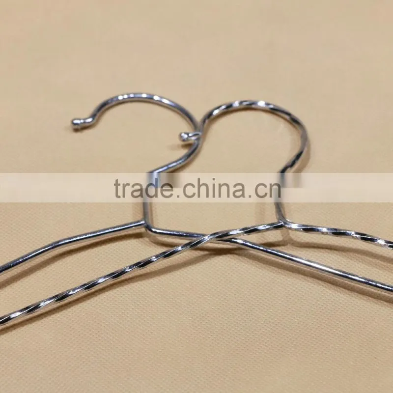 Deluxue stainless steel metal clothes hanger