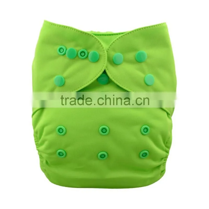 Alva Hot Sale Solid Color Nappy Cover Reusable and Washable Baby Diaper Cover