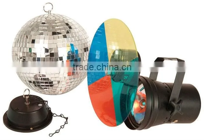 load 3kg small ac motor 1.5/3/5rmp low speed electrical motor 8" mirror ball motor