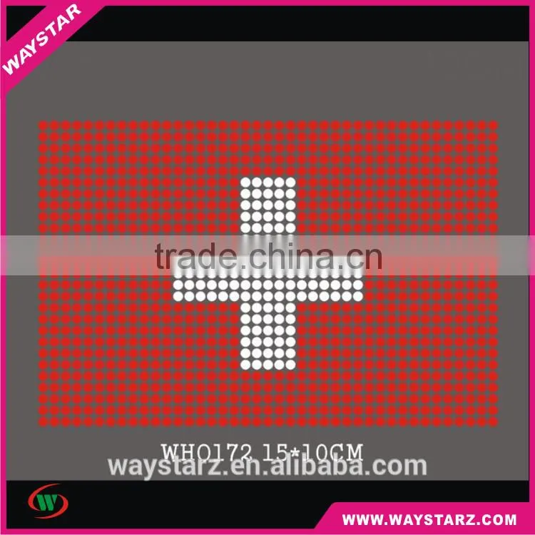 High Quality Switzerland Flag Rhinestone Transfer Designs