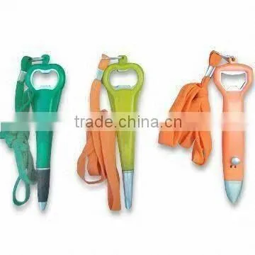 plastic beer bottle opener with bottle shape