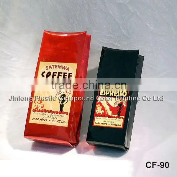 back center sealed coffee bag 500g