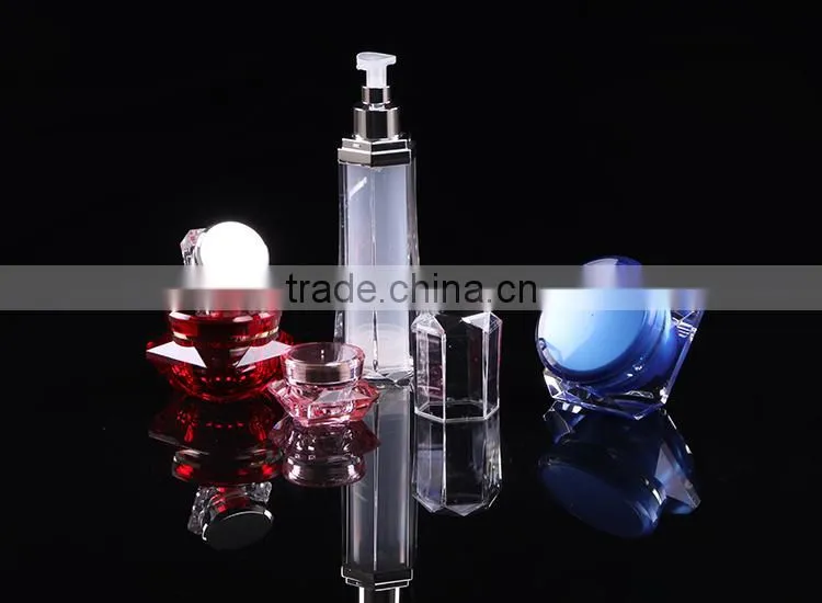 Free sample Eco-friendly Arcrylic Cosmetic use plastic tube for cosmetics packaging