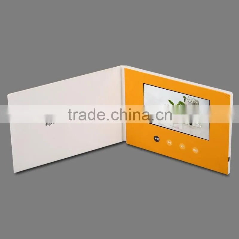New competitive price 5 Inch lcd video brochure with sd card reader