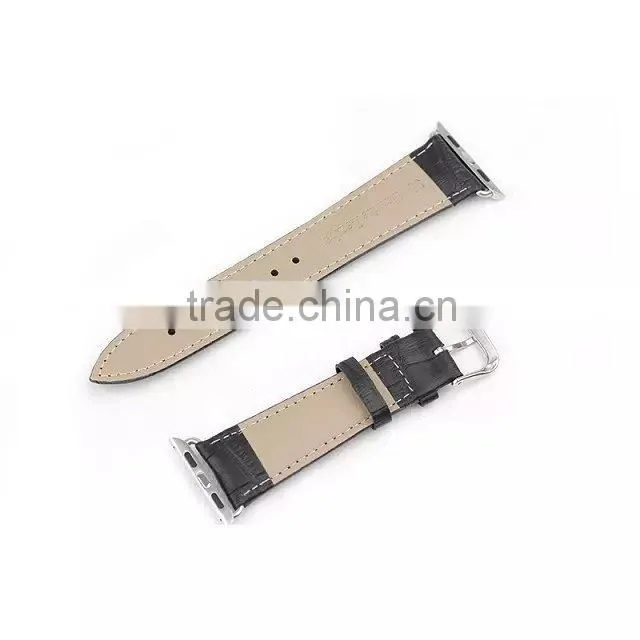 Double leather watch band for iphone watch