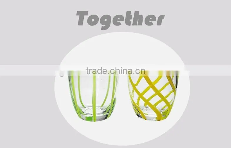 No-lead Crystal 12oz fashional drinking glass cup