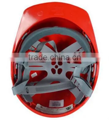 HDPE material V style and strengthen ventilation 8 fixed points harness adjustable safety helmet