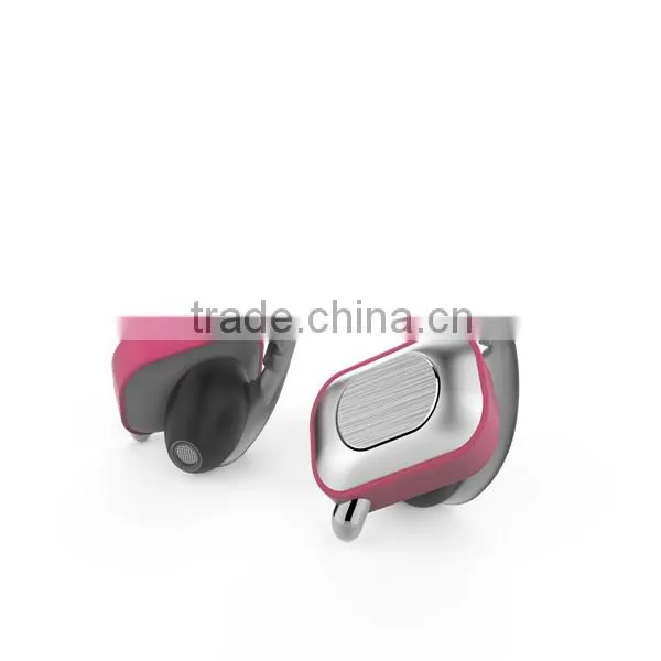 2015high quality China factory sport Waterproof xIP4 waterproof bluetooth earphone without any wire