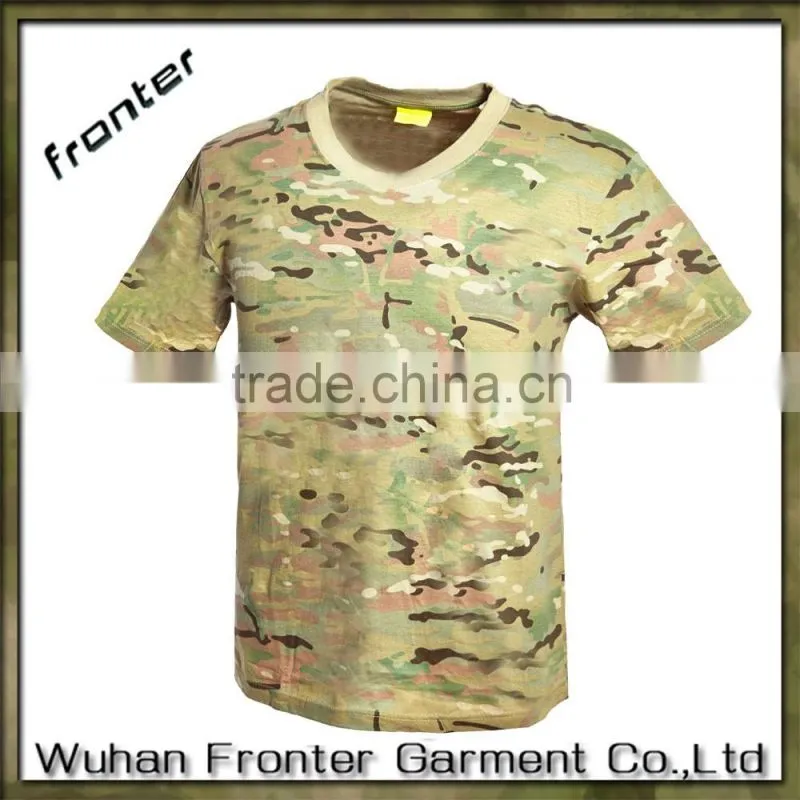 100% cotton angola army t-shirts camouflage military t-shirts