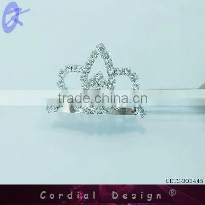 New Arrival Hot Sale Mini Tiara Comb For Party Colthing
