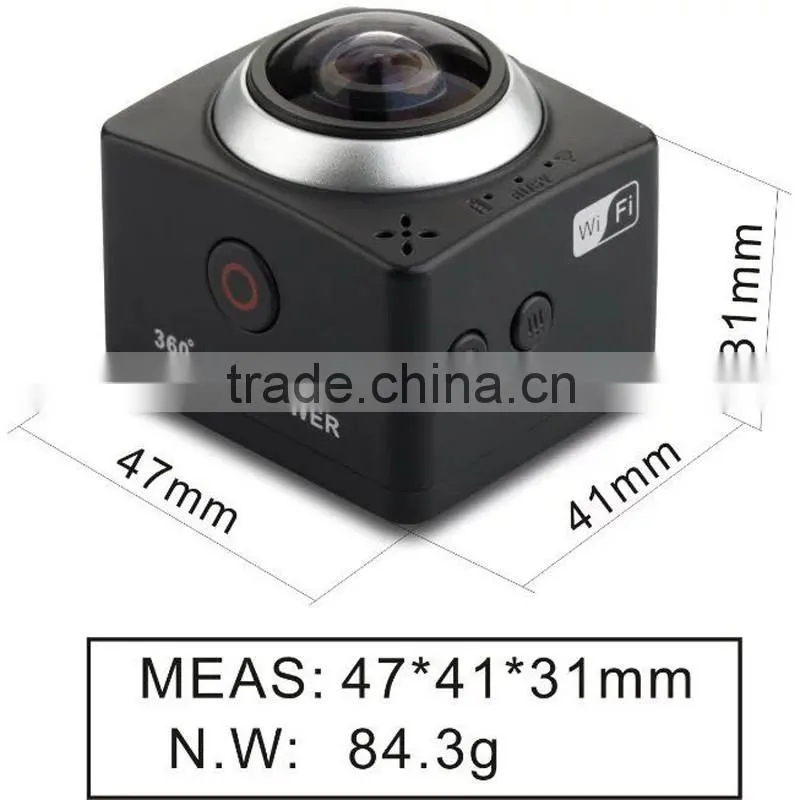 Sport camera mini 360 experience video and photo Connect Mobile Phone by Wi-Fi outdoor wifi hd micro camera