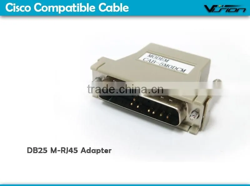 Cisco 29-0881-01 CAB-5MODCM DB25M RJ45 Adapter