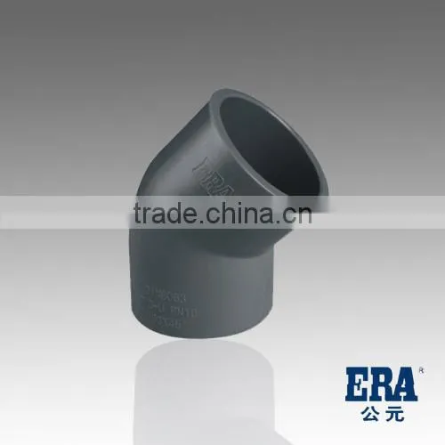 DIN8063 PN16 PVC 45degree elbow