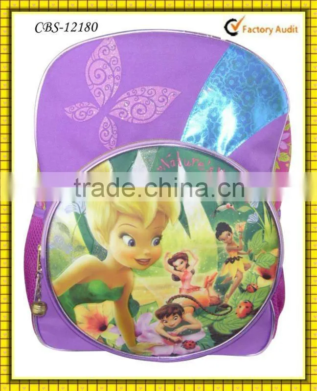 2015 Hello Kitty purple designed shool backpack