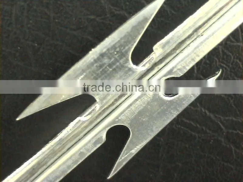 cross razor barbed wire/anti-climb razor barbed wire