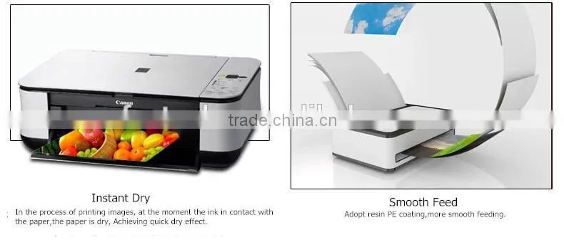 rc photo paperwater proof photo paperrc photo paper(resin coated) (Chinese Manufactry)